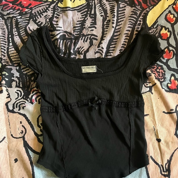 FREE PEOPLE LOVE LETTER TEE MEDIUM - Picture 4 of 6